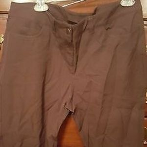 NWOT Eileen Fisher cotton cropped pants PL